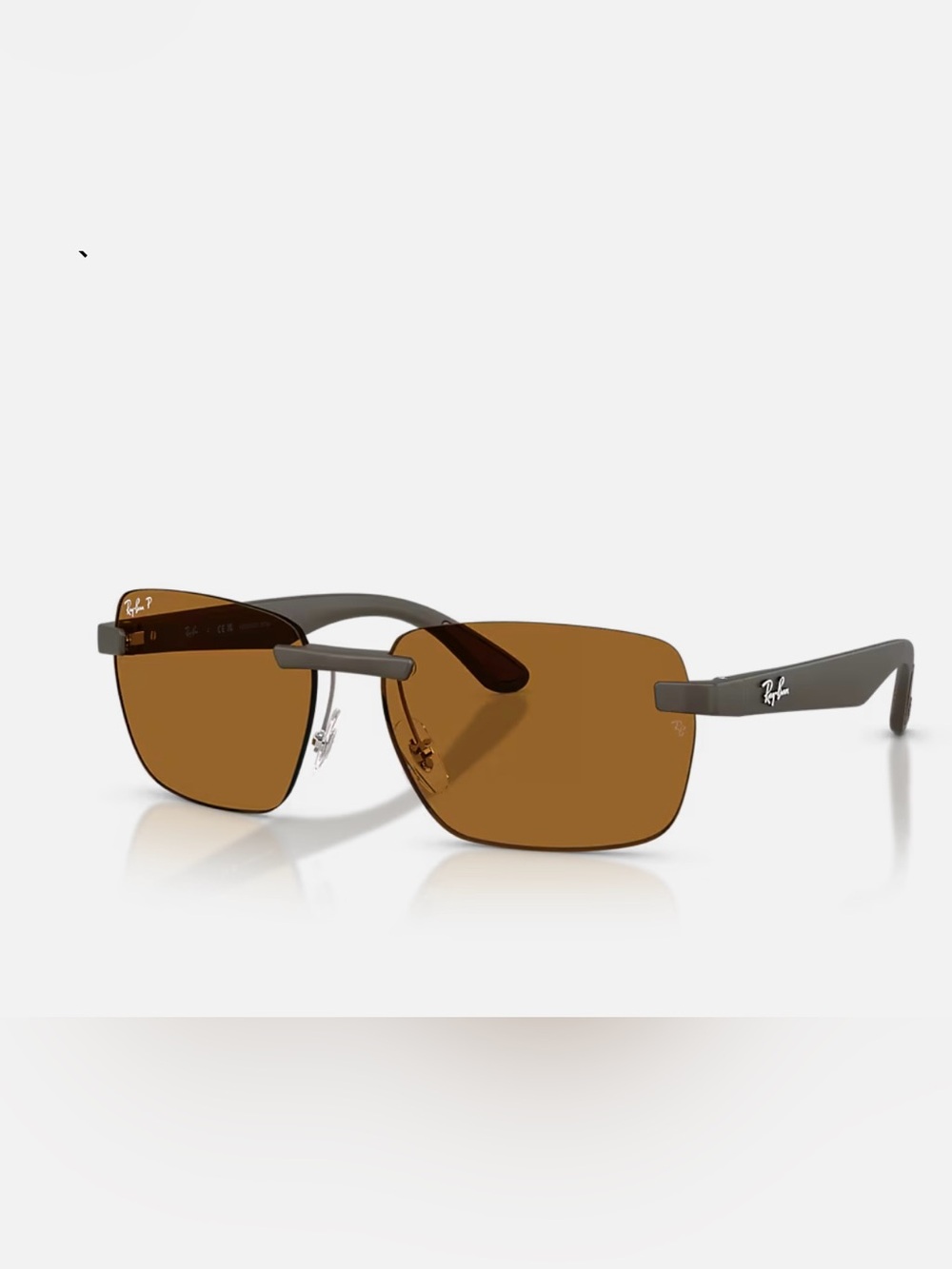 Ray-Ban Rimless Sunglasses in Brown
